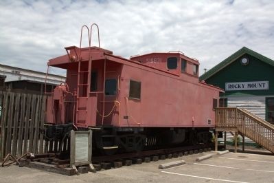 Norfolk and Western Caboose and Marker image. Click for full size.
