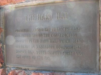 Hard Hat Memorial. Click for full size. Hard Hat Memorial image. Click for full size.