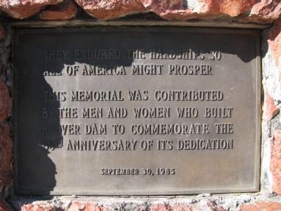 Hard Hat Memorial. Click for full size. Hard Hat Memorial image. Click for full size.