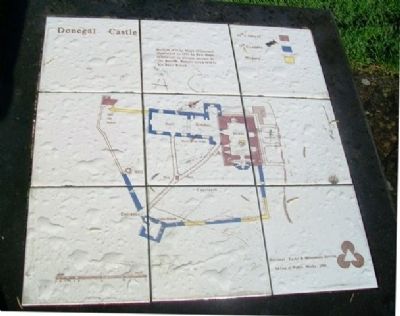 Donegal Castle Marker. Click for full size. Donegal Castle Marker image. Click for full size.