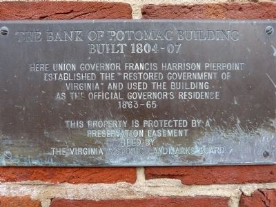 The Bank of Potomac Building Marker image. Click for full size.