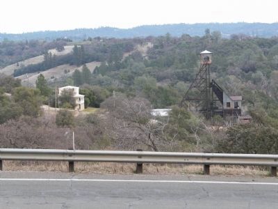 The Kennedy Mine Main Office Building and Head Frame. Click for full size. The Kennedy Mine Main Office Building and Head Frame image. Click for full size.