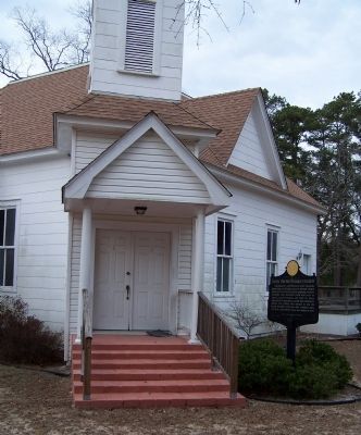 Former location of marker at church. image. Click for full size.