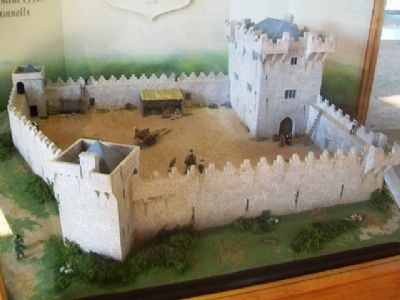 Donegal Castle Diorama - c.1590. Click for full size. Donegal Castle Diorama - c.1590 image. Click for full size.
