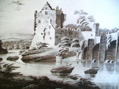 Donegal Castle Etching image. Click for full size.