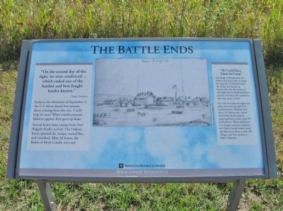 The Battle Ends Marker. Click for full size. The Battle Ends Marker image. Click for full size.