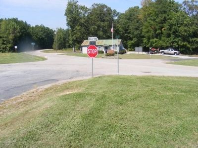 Distant shot of the Five Forks Unit Visitor Center image. Click for full size.