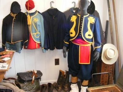 Exhibit in the Visitor Center of The Battle of Five Forks image. Click for full size.
