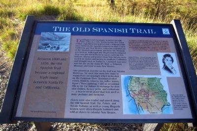 The Old Spanish Trail Marker image. Click for full size.