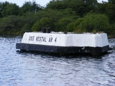 USS Vestal Mooring Block image. Click for full size.