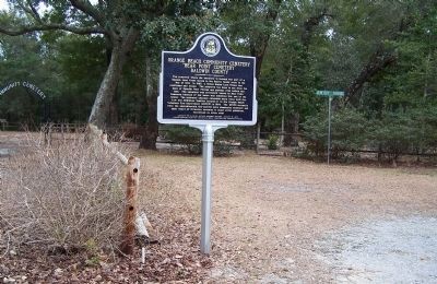 Orange Beach Community Cemetery Marker image. Click for full size.