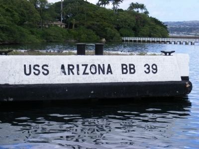 USS Arizona Mooring Quay image. Click for full size.