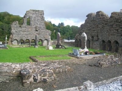Donegal Friary Ruins. Click for full size. Donegal Friary Ruins image. Click for full size.