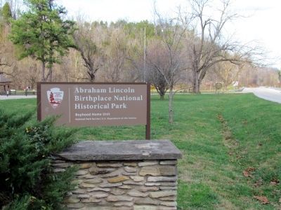 Lincoln Knob Creek Farm Marker image. Click for full size.