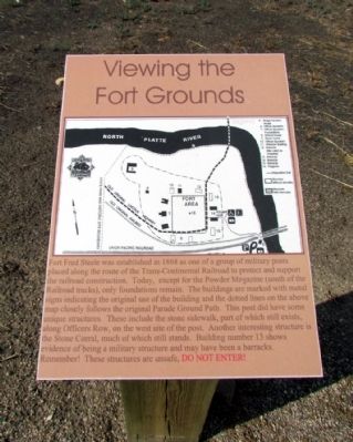 Viewing the Fort Grounds Marker image. Click for full size.