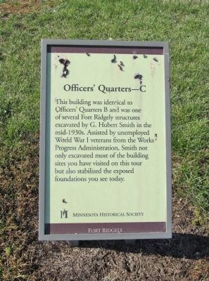 Officers' Quarters—C Marker image. Click for full size.
