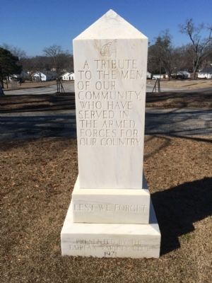 Armed Forces Tribute Memorial. Click for full size. Armed Forces Tribute Memorial image. Click for full size.