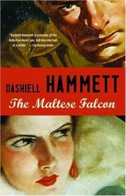 The Maltese Falcon book cover image. Click for full size.