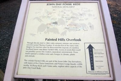 Painted Hills Overlook Marker image. Click for full size.