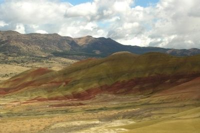 View from Painted Hills Overlook Trail image. Click for full size.