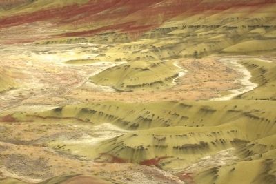 View from Painted Hills Overlook Trail image. Click for full size.