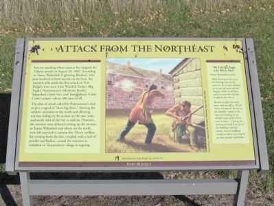 Attack from the Northeast Marker image. Click for full size.