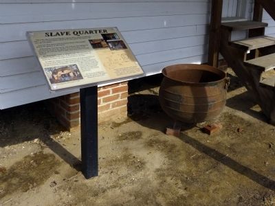 Slave Quarter Marker. Click for full size. Slave Quarter Marker image. Click for full size.