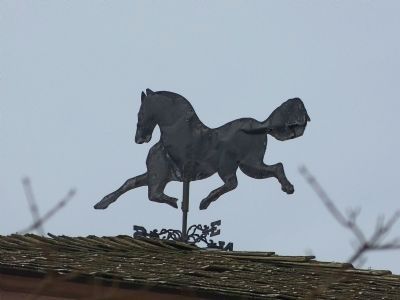 Horse Weathervane<br>on the Italianate Tower image. Click for full size.