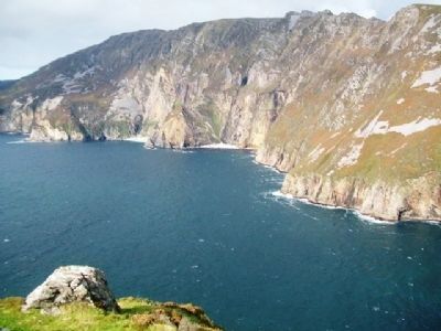 Slieve League Cliffs, Home of Chough / Cg Cos-dearg image. Click for full size.