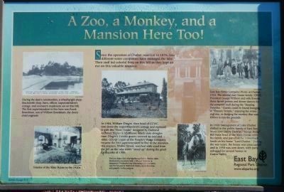 A Zoo, a Monkey, and a Mansion Here Too! Marker image. Click for full size.
