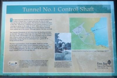 Tunnel No. 1 Control Shaft Marker image. Click for full size.