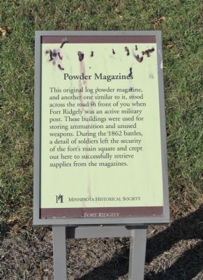 Powder Magazines Marker. Click for full size. Powder Magazines Marker image. Click for full size.