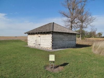 Powder Magazine and Marker. Click for full size. Powder Magazine and Marker image. Click for full size.