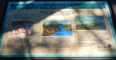 To Build a Dam Marker. Click for full size. To Build a Dam Marker image. Click for full size.
