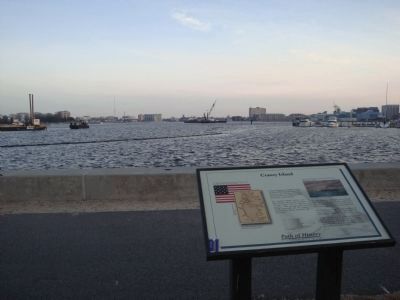 Craney Island Marker. Click for full size. Craney Island Marker image. Click for full size.