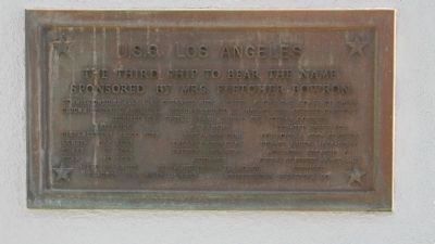 U.S.S. <i>Los Angeles</i> Marker Panel 2. Click for full size. U.S.S. <i>Los Angeles</i> Marker Panel 2 image. Click for full size.