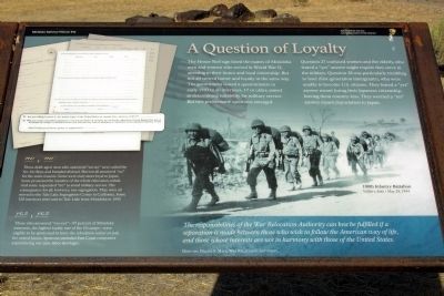 A Question of Loyalty Marker image. Click for full size.