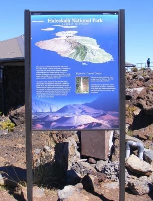 Haleakala National Park Marker. Click for full size. Haleakala National Park Marker image. Click for full size.