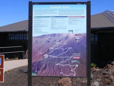 Haleakala National Park Marker-Summit Area image. Click for full size.