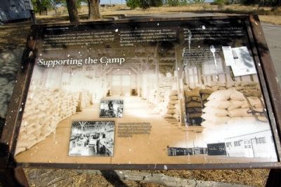 Supporting the Camp Marker. Click for full size. Supporting the Camp Marker image. Click for full size.