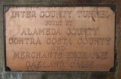 Kennedy Tunnel Dedication Plaque image. Click for full size.