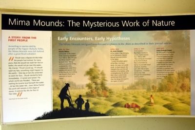 Mima Mounds: The Mysterious Work of Nature Marker. Click for full size. Mima Mounds: The Mysterious Work of Nature Marker image. Click for full size.