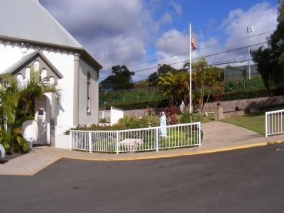 Holy Ghost Catholic Church-Devotion Garden next to the church. Click for full size. Holy Ghost Catholic Church-Devotion Garden next to the church image. Click for full size.