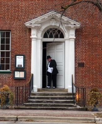 The Front Door of Gadsby's Tavern Restaurant. Click for full size. The Front Door of Gadsby's Tavern Restaurant image. Click for full size.