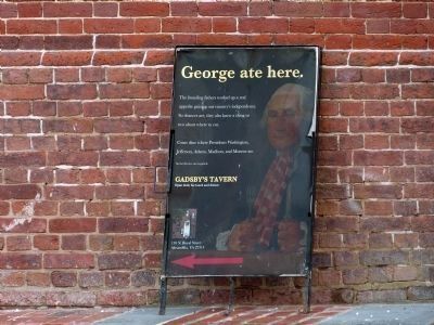 George Ate Here image. Click for full size.