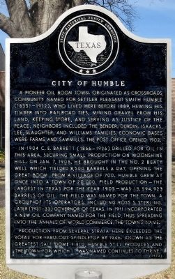 City of Humble Marker image. Click for full size.