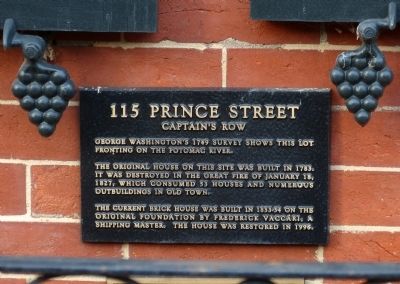 115 Prince Street Marker image. Click for full size.