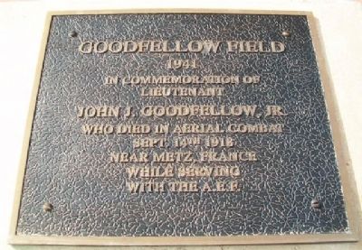 Goodfellow Field Marker image. Click for full size.
