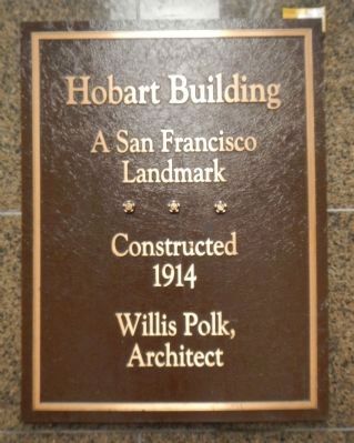 Hobart Building Marker. Click for full size. Hobart Building Marker image. Click for full size.