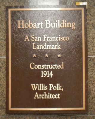 Hobart Building Marker image. Click for full size.